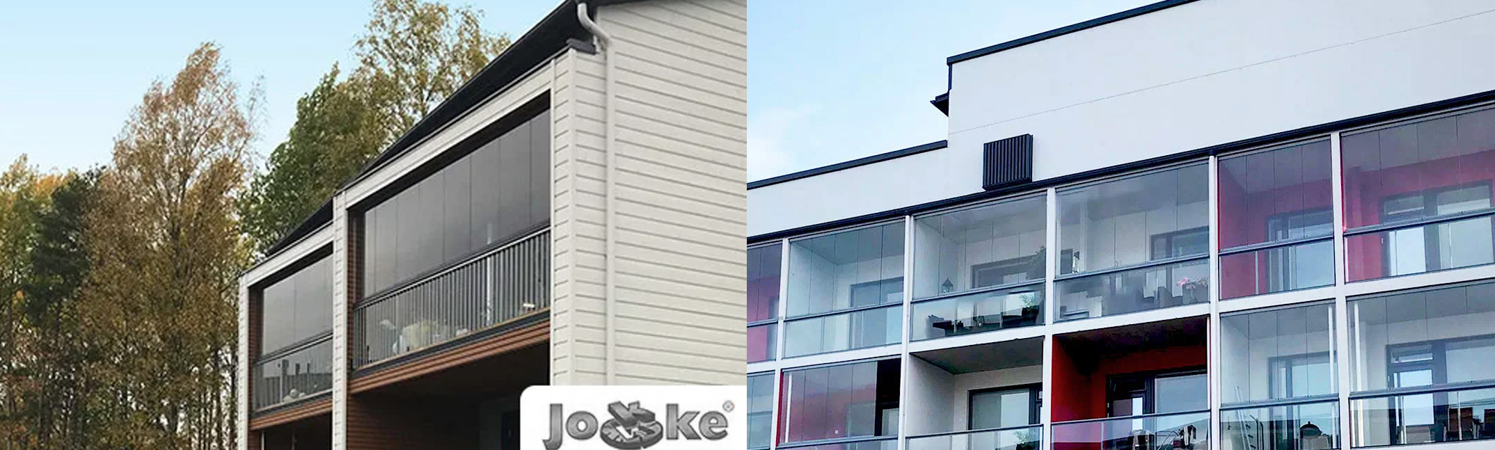 Saunan lasiseinät Raumalla